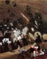Rehearsal of the Pas de Loup Orchestra at the Cirque dHiver John Singer Sargent